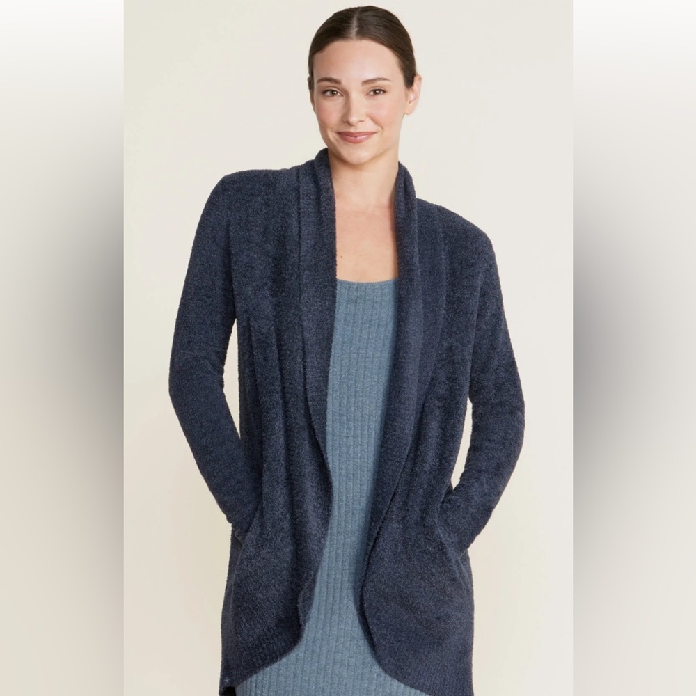 EUC Barefoot Dreams CozyChic Lite Circle Cardigan Sz. Medium